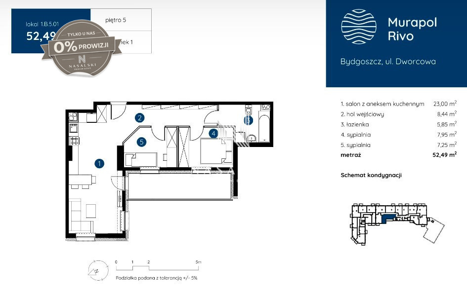 Mieszkanie Sprzedaż Bydgoszcz Śródmieście Dworcowa 2